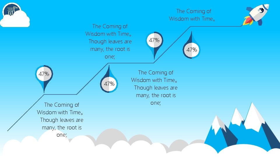 贰 The Coming of Wisdom with Time。 Though leaves are many, the root is