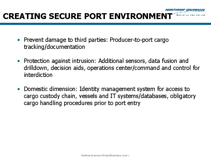 PORT SECURITY A CHALLENGE FOR THE HEMISPHERE Presentation