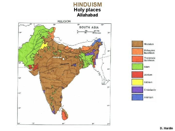 HINDUISM Holy places Allahabad D. Hardin 