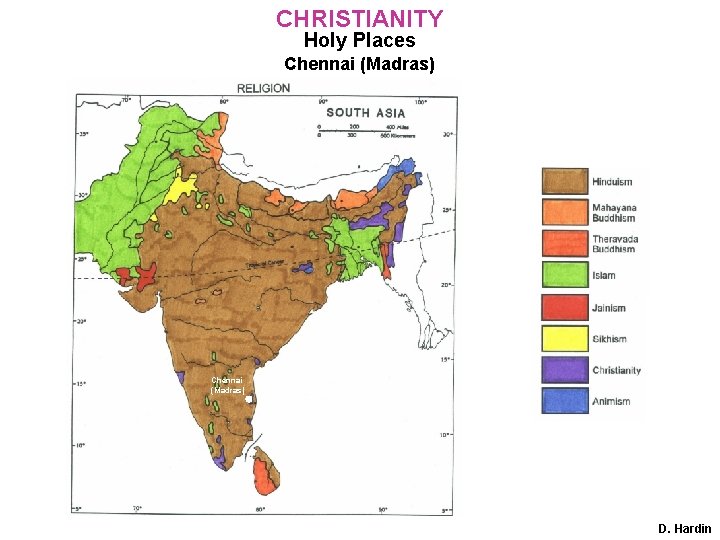 CHRISTIANITY Holy Places Chennai (Madras) D. Hardin 