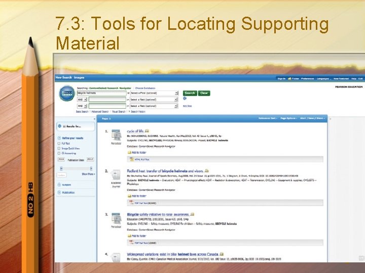 7. 3: Tools for Locating Supporting Material 6 