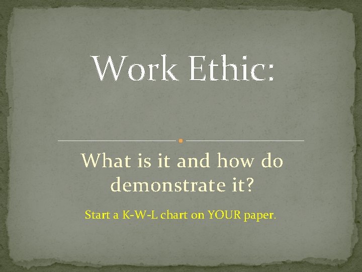Work Ethic Success Graph Work Ethic What is it and how do