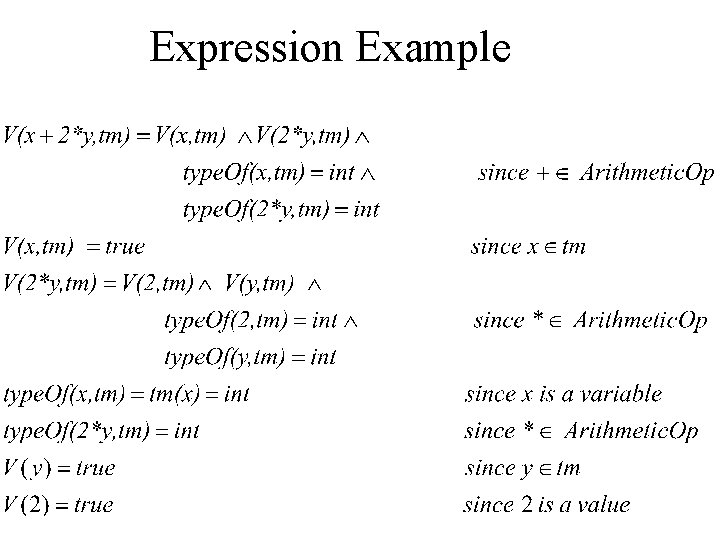 Expression Example 