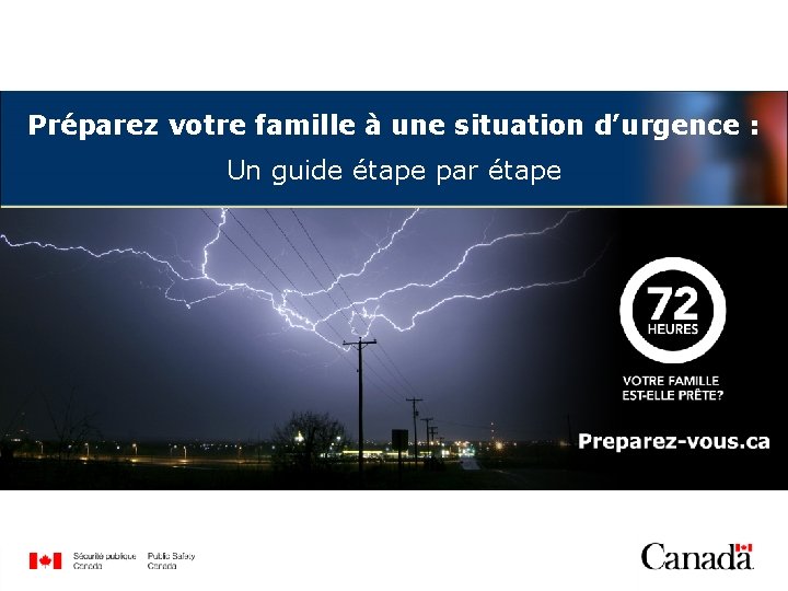 Préparez votre famille à une situation d’urgence : Un guide étape par étape 