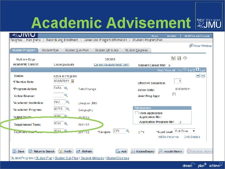 Academic Advisement 