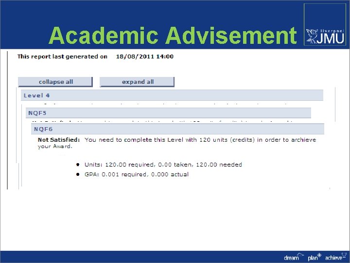 Academic Advisement 