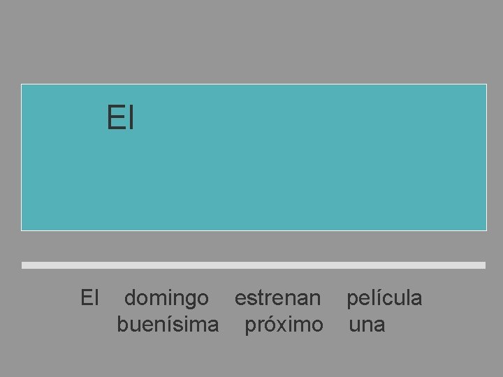 El próximo domingo estrenan una película buenísima El domingo estrenan película buenísima próximo una