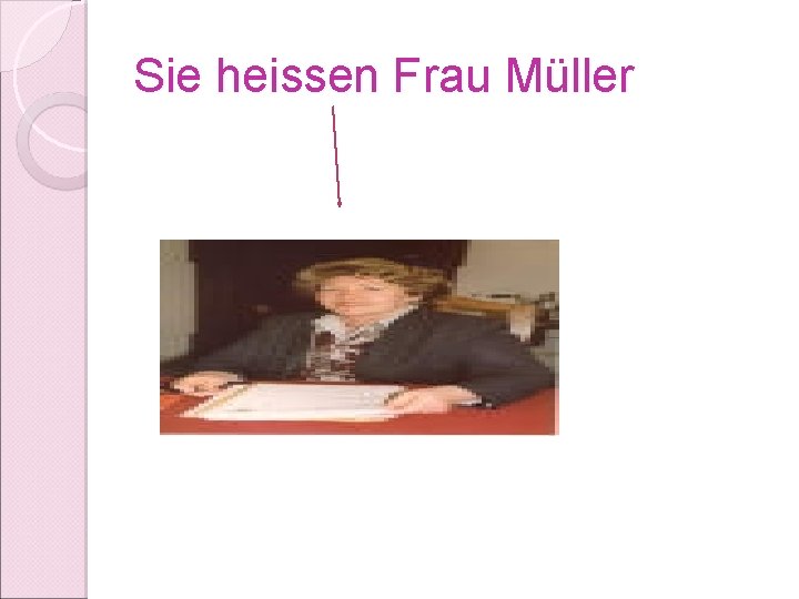 Sie heissen Frau Müller 