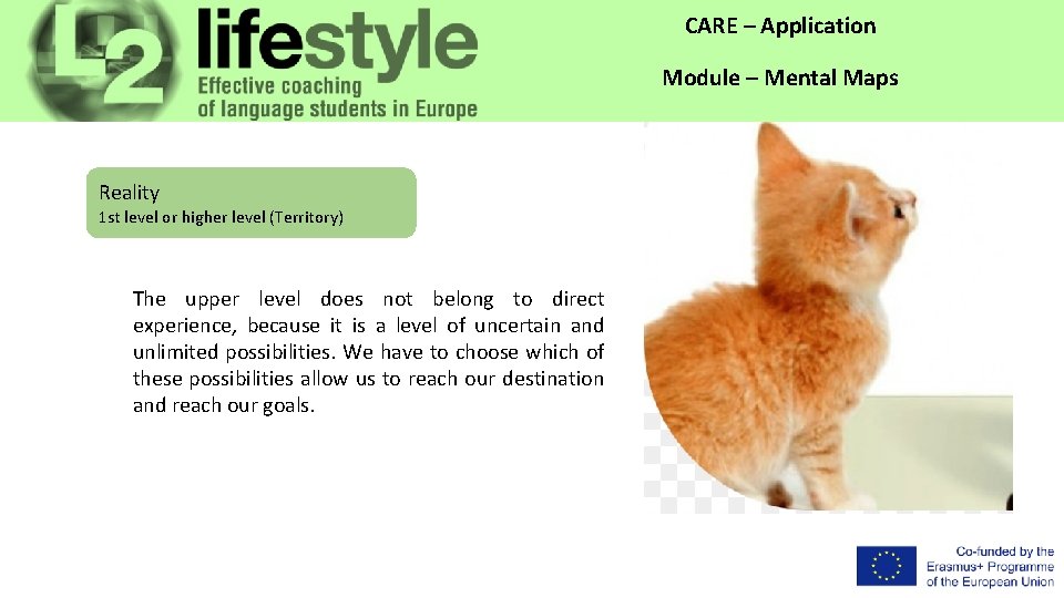 CARE – Application Module – Mental Maps Reality 1 st level or higher level