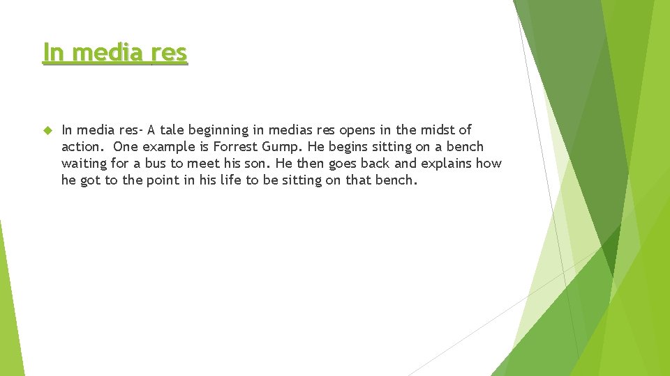 In media res In media res- A tale beginning in medias res opens in In media res In media res- A tale beginning in medias res opens in