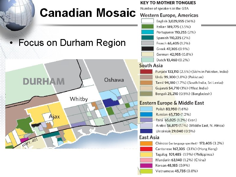 Canadian Mosaic • Focus on Durham Region 