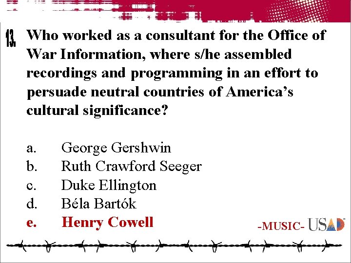 Who worked as a consultant for the Office of War Information, where s/he assembled