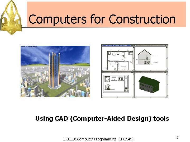 Chapter 1 Intro to Computer Department of Computer