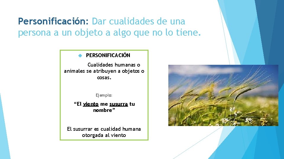 Lrica Figuras literarias y smbolos Primer ao medio
