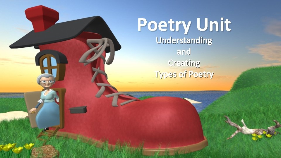 Poetry Unit Understanding and Creating Types of Poetry 
