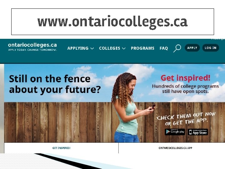 www. ontariocolleges. ca 