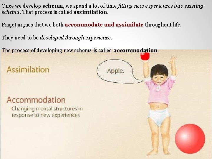 Once we develop schema, we spend a lot of time fitting new experiences into