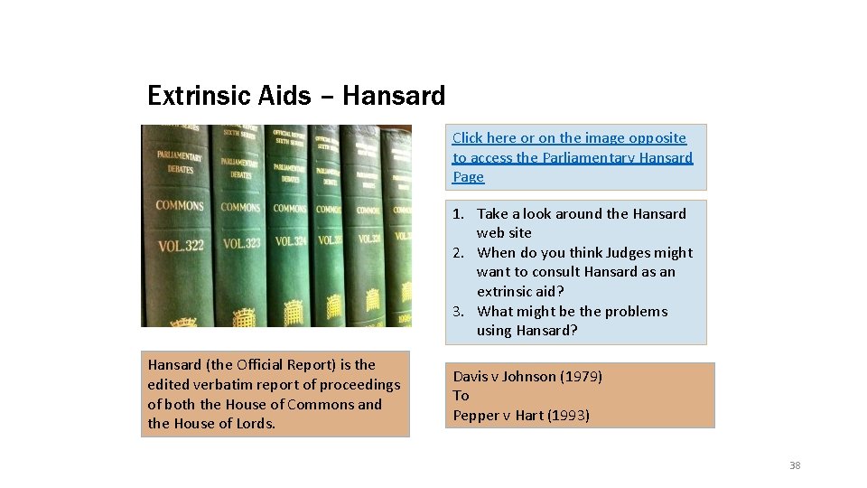 Extrinsic Aids – Hansard Click here or on the image opposite to access the