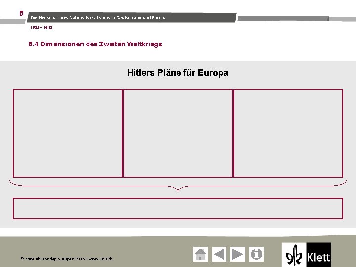 5 Die Herrschaft des Nationalsozialismus in Deutschland und Europa 1933 – 1945 5. 4