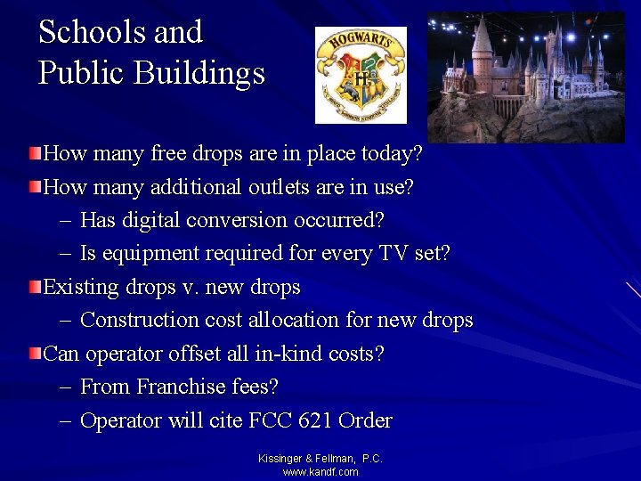 Schools and Public Buildings How many free drops are in place today? How many