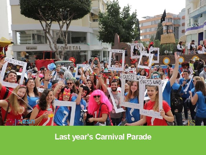 Last year’s Carnival Parade 