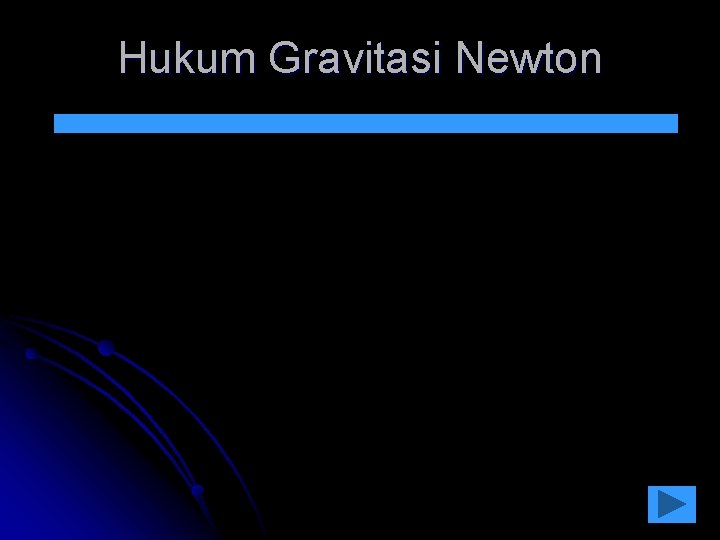 Hukum Gravitasi Newton 