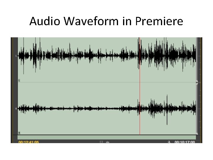 Audio Waveform in Premiere 