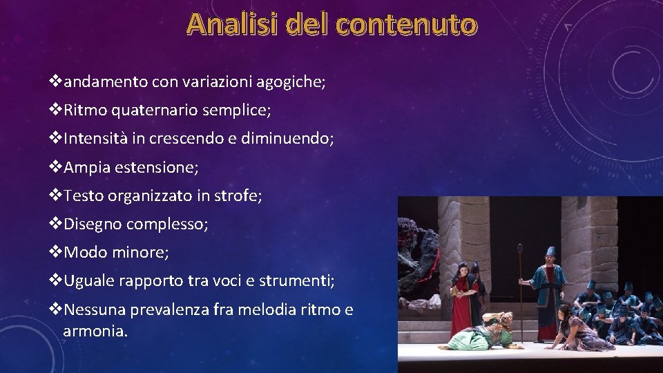 Analisi del contenuto vandamento con variazioni agogiche; v. Ritmo quaternario semplice; v. Intensità in