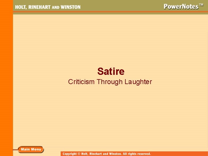 Satire Criticism Through Laughter 