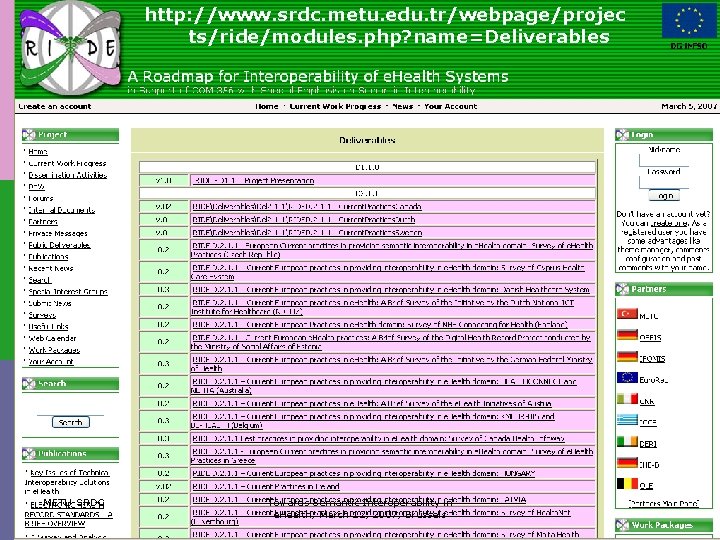 http: //www. srdc. metu. edu. tr/webpage/projec ts/ride/modules. php? name=Deliverables METU-SRDC Towards Semantic Interoperability in