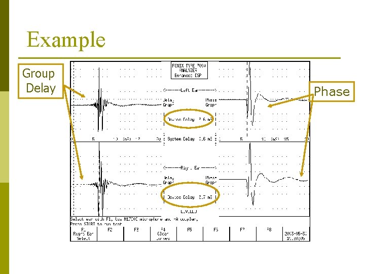 Example Group Delay Phase Example Group Delay Phase