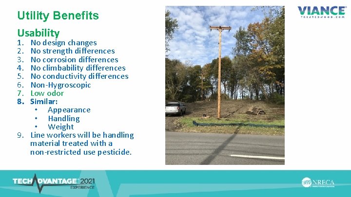 Utility Benefits Usability 1. 2. 3. 4. 5. 6. 7. 8. No design changes