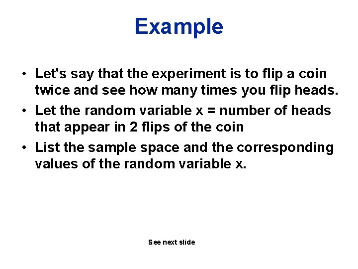 Sections 5 1 5 2 Random Variables Overview