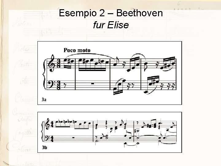 Esempio 2 – Beethoven fur Elise 