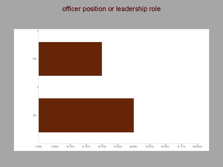 officer position or leadership role 