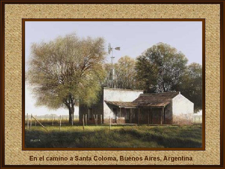 En el camino a Santa Coloma, Buenos Aires, Argentina 