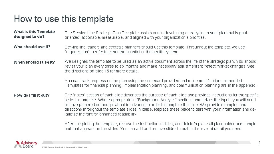 How to use this template What is this Template designed to do? The Service How to use this template What is this Template designed to do? The Service