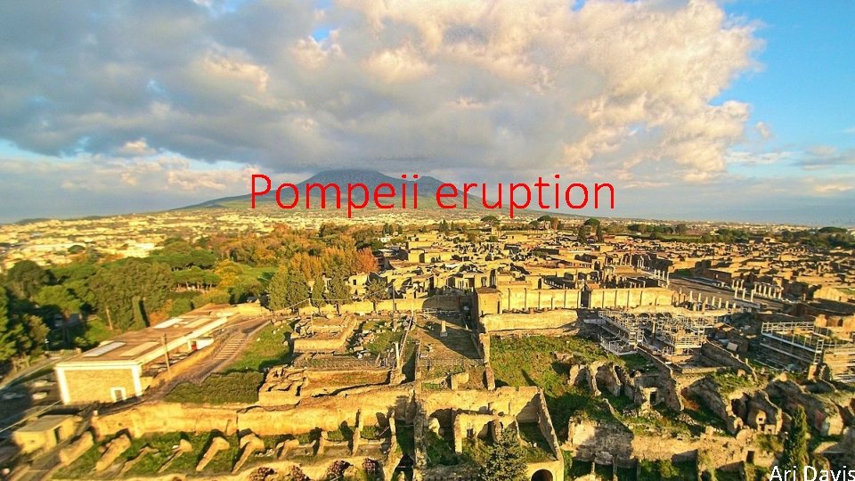 Pompeii eruption 