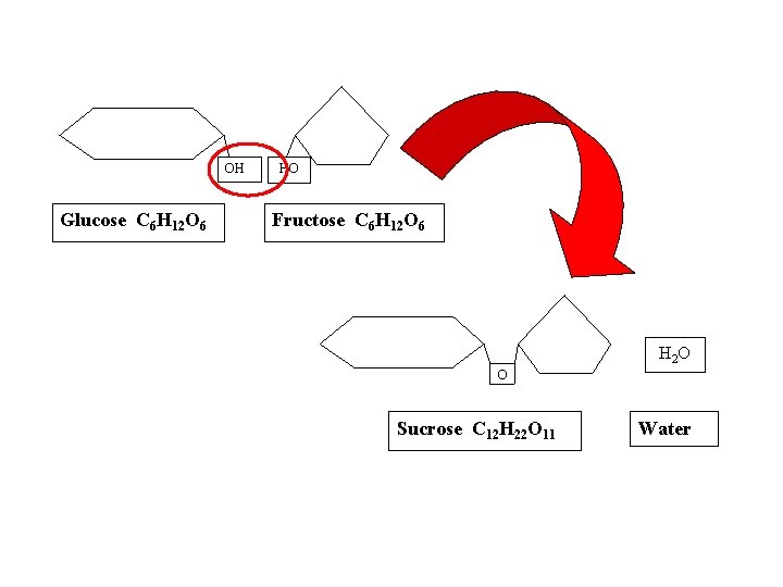 OH Glucose C 6 H 12 O 6 HO Fructose C 6 H 12
