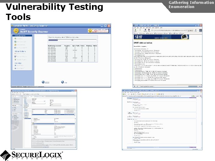 Vulnerability Testing Tools Gathering Information Enumeration 