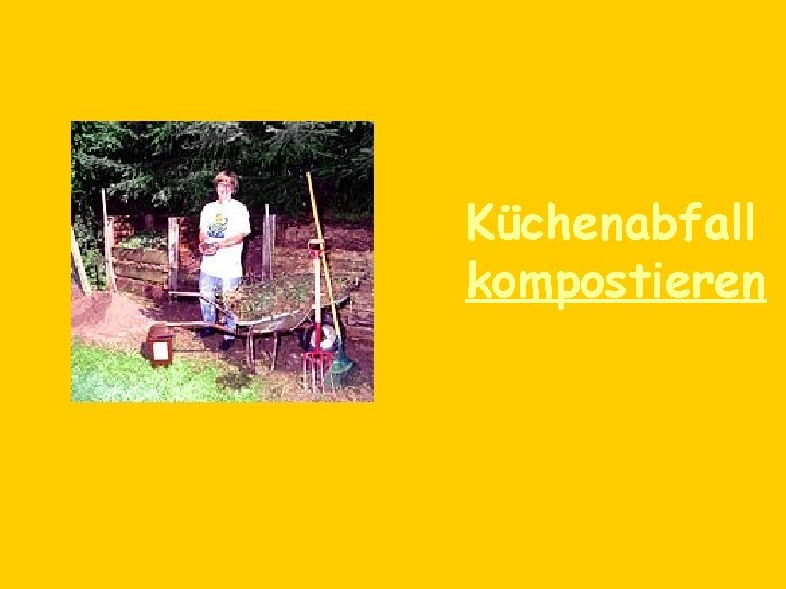 Küchenabfall kompostieren 