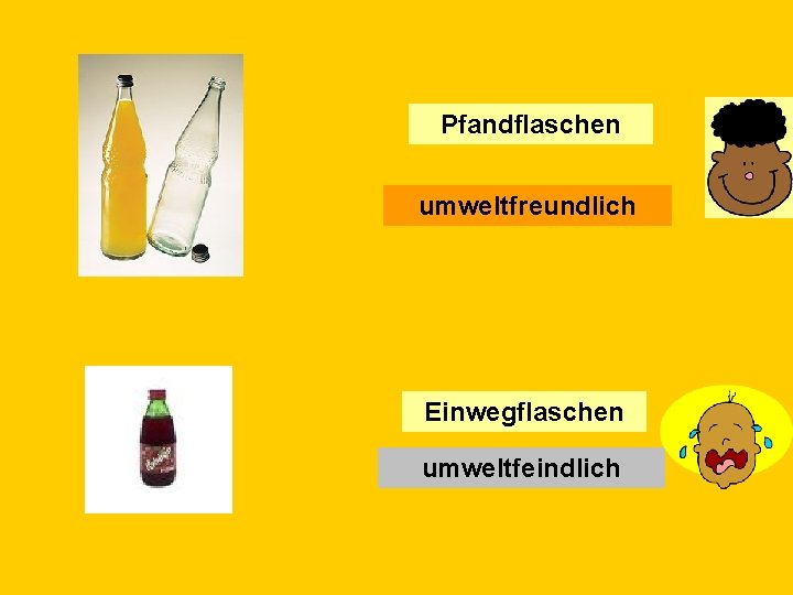 Pfandflaschen umweltfreundlich Einwegflaschen umweltfeindlich 