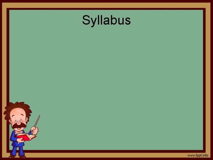 Syllabus 