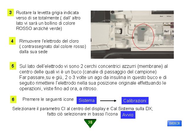 3 Ruotare la levetta grigia indicata verso di se totalmente ( dall’ altro lato