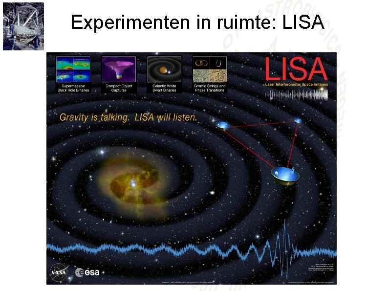 Experimenten in ruimte: LISA 