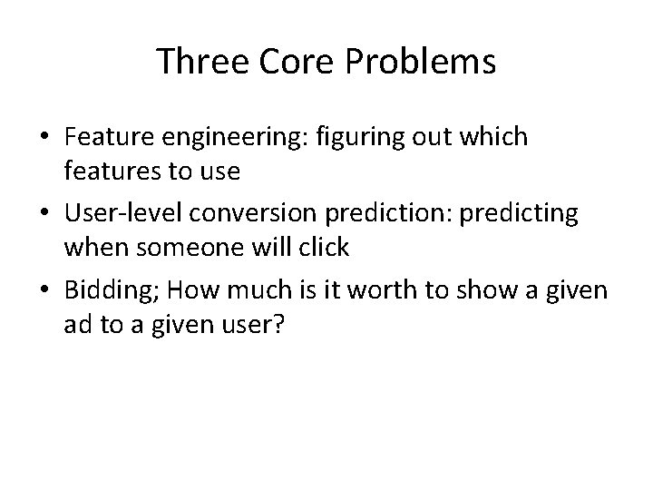 Core Problem Vs. Software Visual Logistic Regression Chapter 5 DDS The big Picture