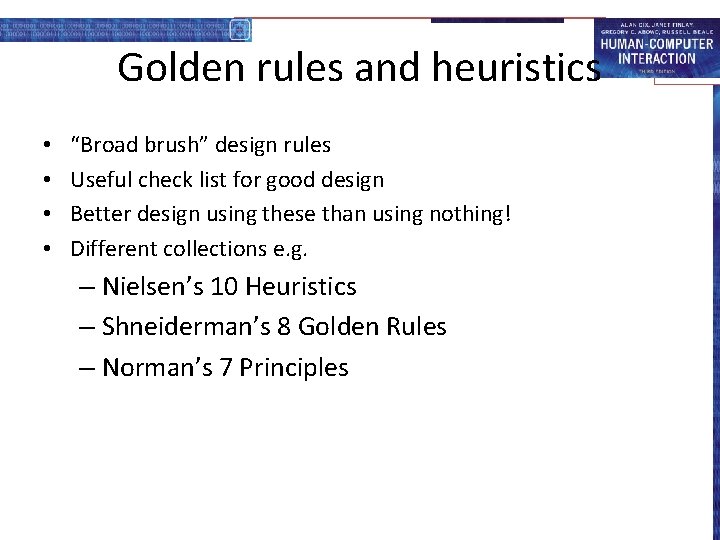 chapter 5 design rules design rules Designing for