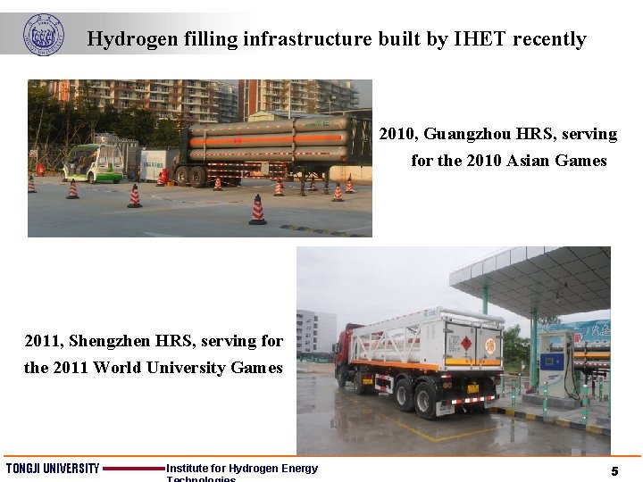 Hydrogen filling infrastructure built by IHET recently 2010, Guangzhou HRS, serving for the 2010
