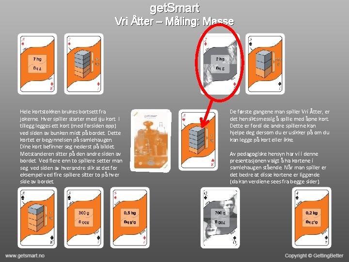 get. Smart Vri Åtter – Måling: Masse Hele kortstokken brukes bortsett fra jokerne. Hver