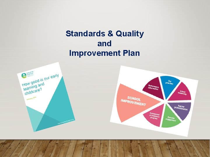 Standards & Quality and Improvement Plan 
